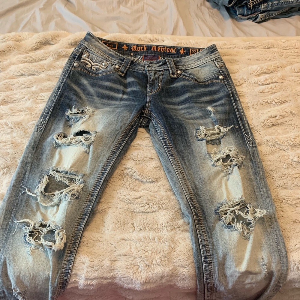 Rock revival straight size 27 jeans